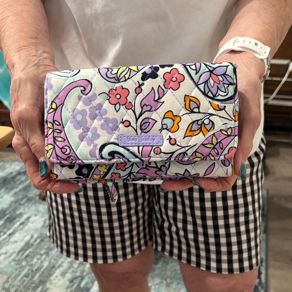 Vera Bradley Pastel Floral Wallet